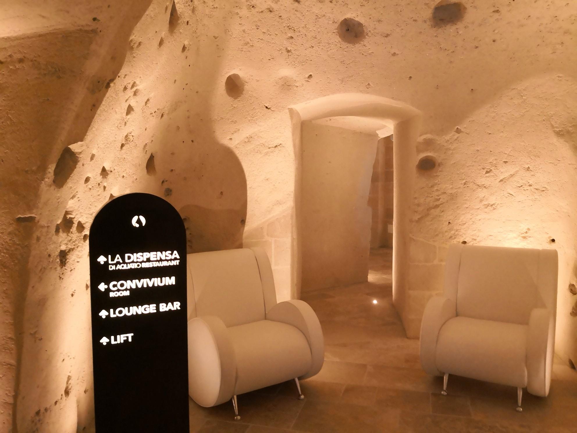 Aquatio Cave Luxury Hotel&SPA Matera Esterno foto The hotel's lobby