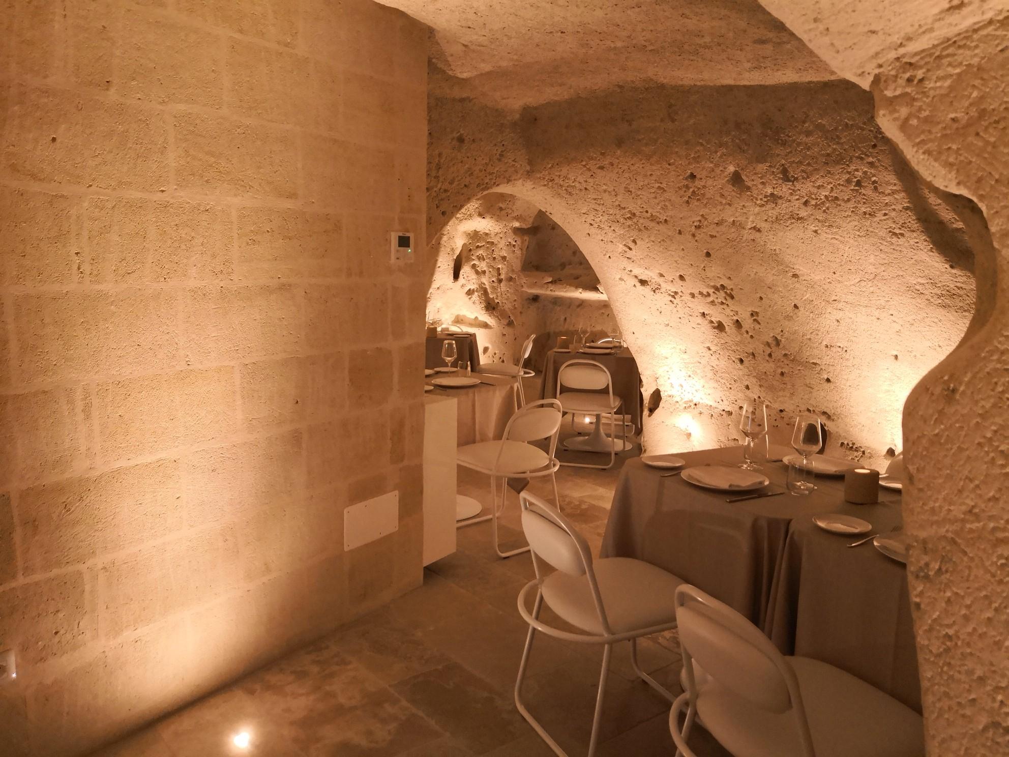 Aquatio Cave Luxury Hotel&SPA Matera Esterno foto The restaurant