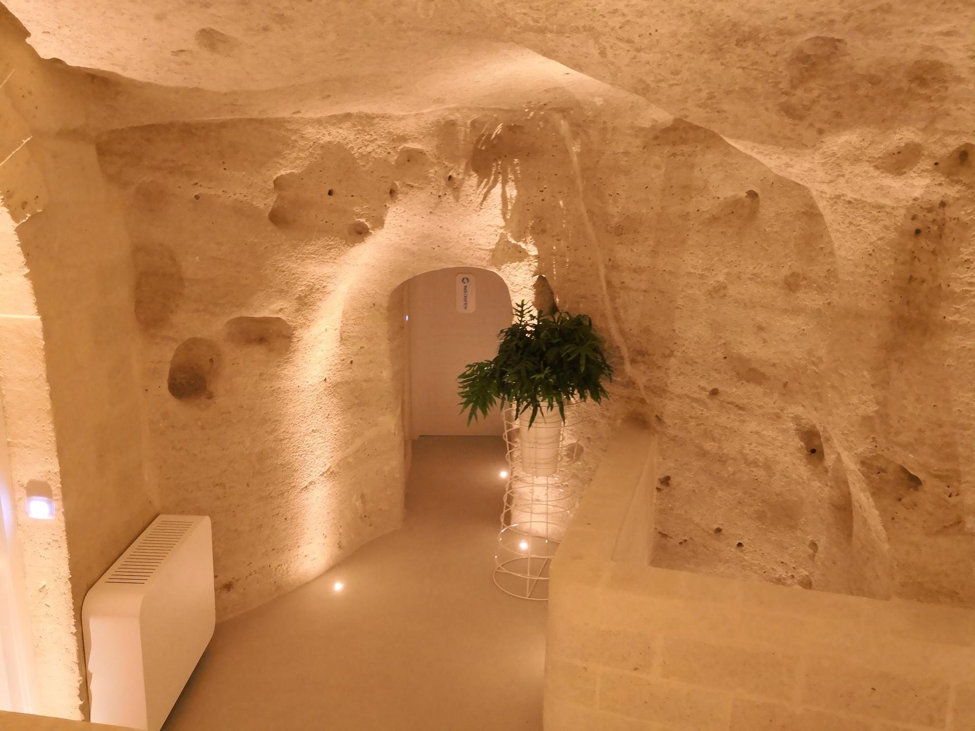Aquatio Cave Luxury Hotel&SPA Matera Esterno foto The entrance of the hotel