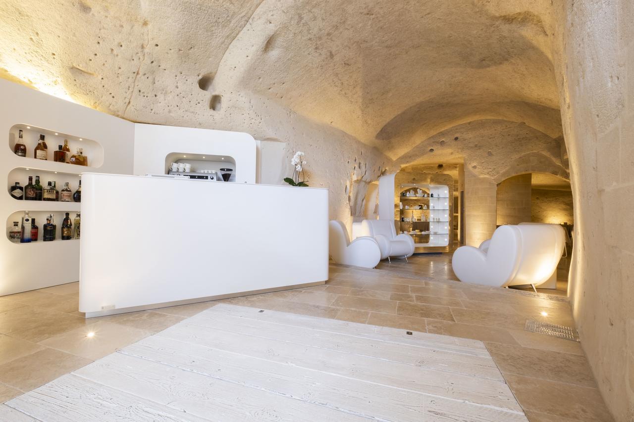 Aquatio Cave Luxury Hotel&SPA Matera Esterno foto The reception area