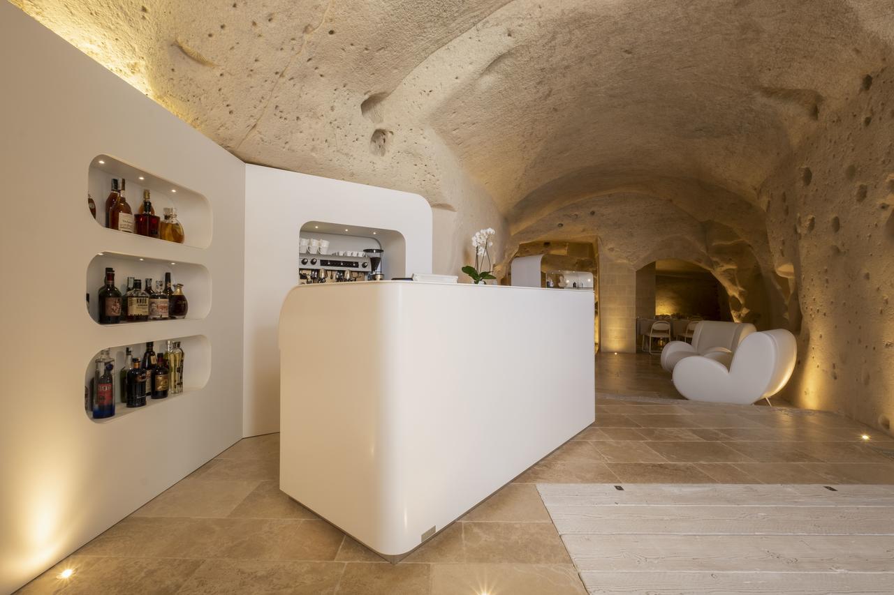 Aquatio Cave Luxury Hotel&SPA Matera Esterno foto The reception area