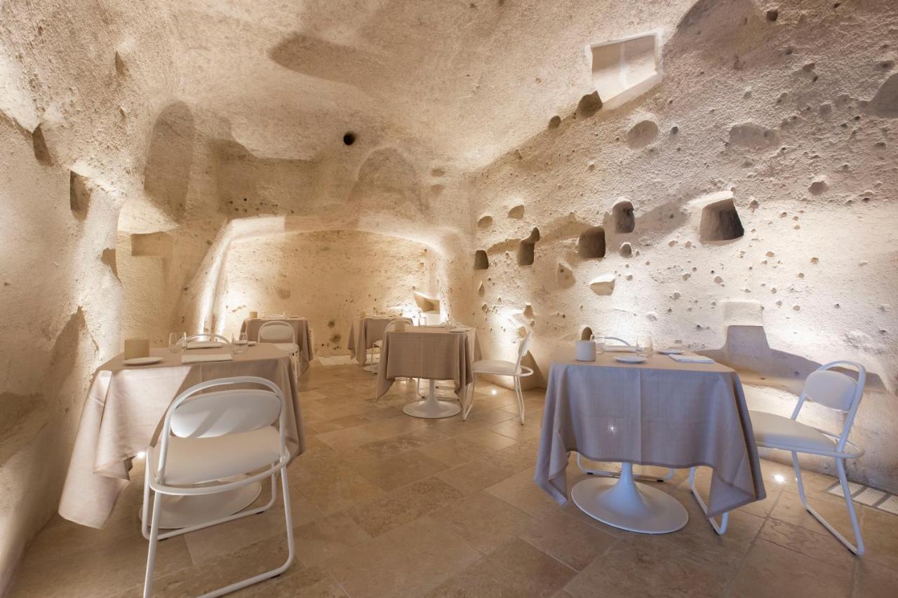 Aquatio Cave Luxury Hotel&SPA Matera Esterno foto Restaurant Sassi