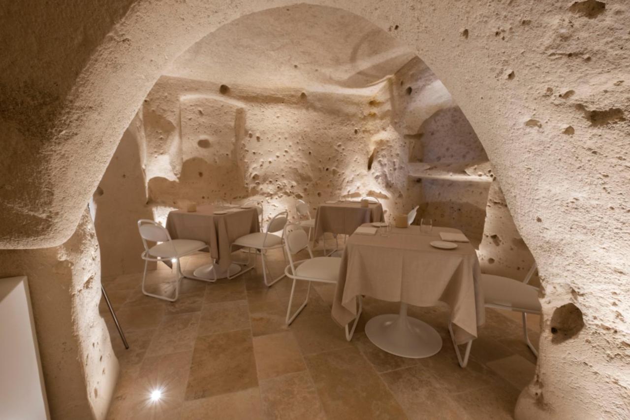Aquatio Cave Luxury Hotel&SPA Matera Esterno foto Restaurant in a cave in Matera, Italy