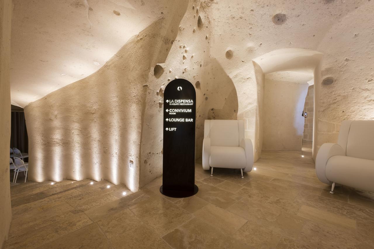 Aquatio Cave Luxury Hotel&SPA Matera Esterno foto The lobby of the hotel